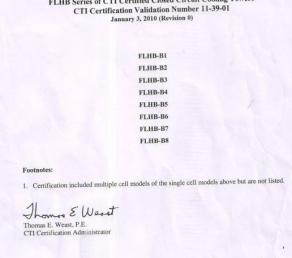 CTI冷卻塔協會技術認證證書